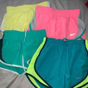 Lot of 4: Nike running shorts